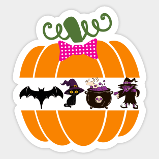 Pumpkin Halloween Sticker